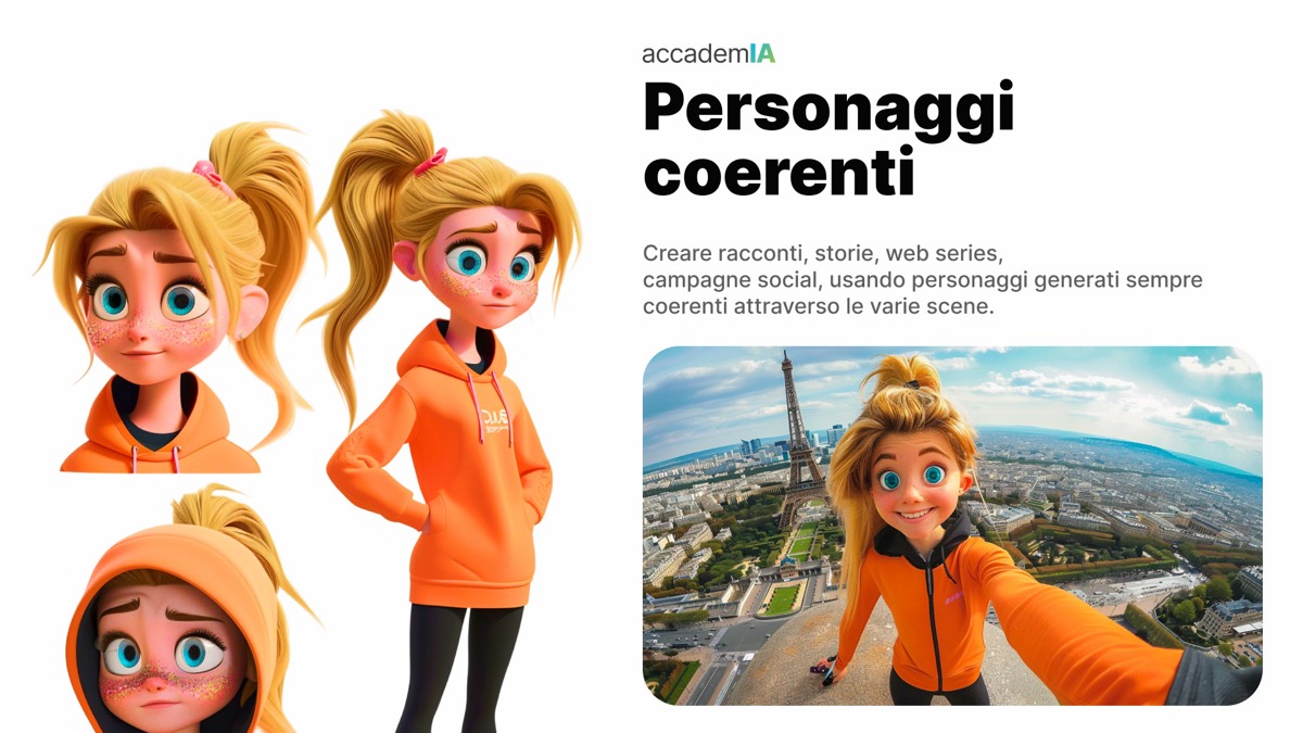 Esempio dal corso: personaggi coerenti