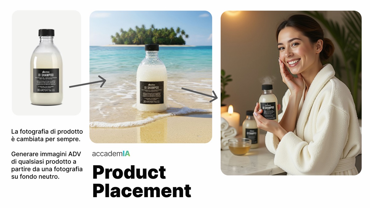Esempio dal corso: product placement